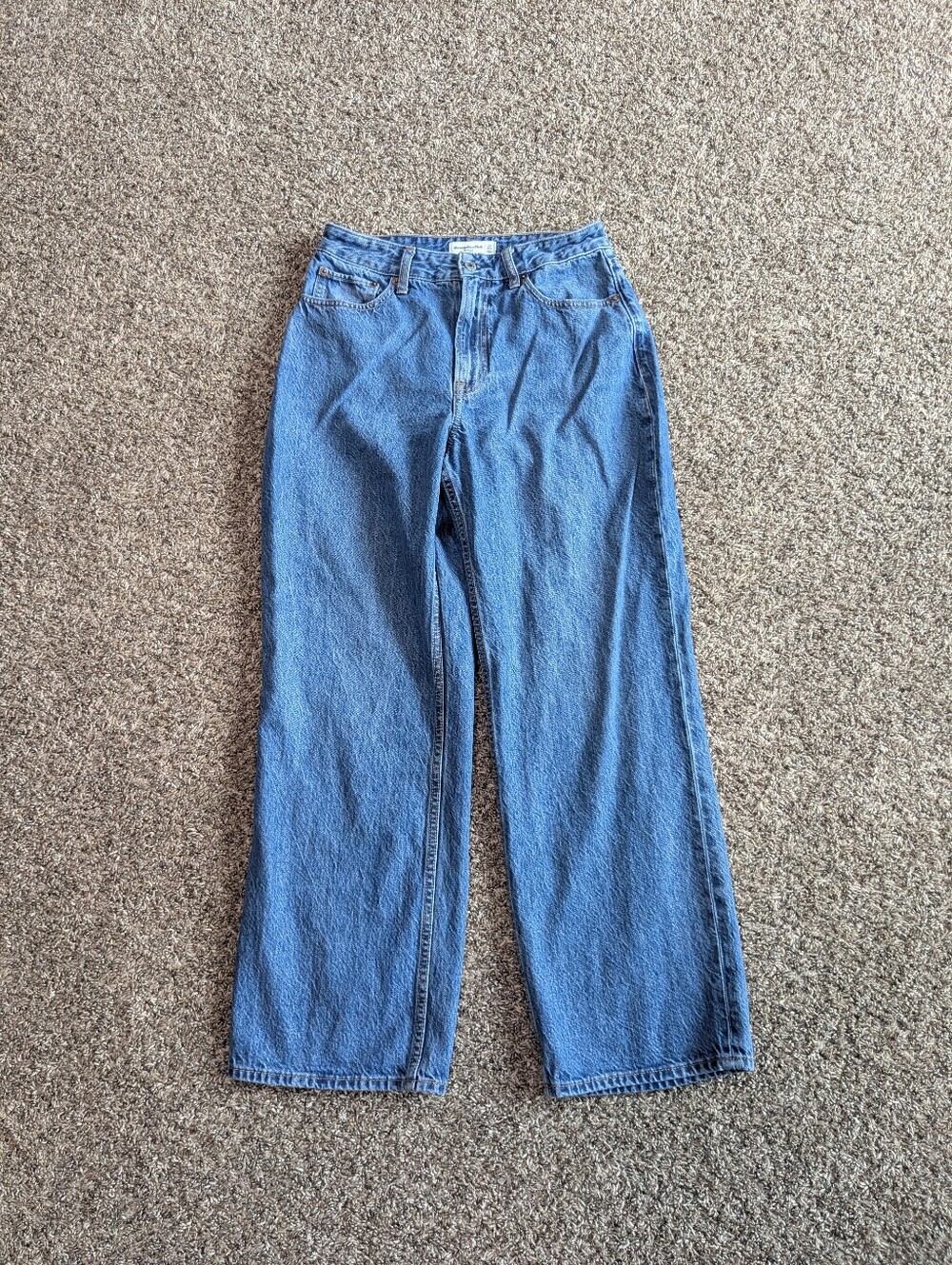 Abercrombie And Fitch The Loose High Rise Curve Love Jeans Size 27 Short